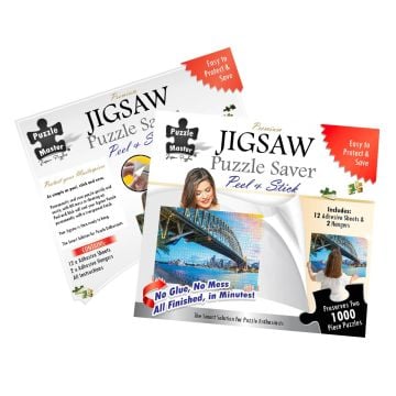 Puzzle Master Premium Peel & Stick Jigsaw Puzzle Saver