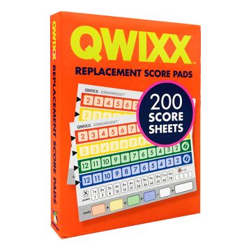 Qwixx Dice Game Replacement Score Pads