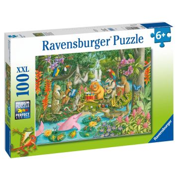 Ravensburger Rainforest River Band 100 Piece Jigsaw Puzzle