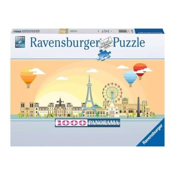 Ravensburger A Day in Paris Panorama 1000 Piece Jigsaw Puzzle
