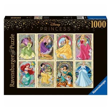 Ravensburger Art Nouveau Disney Princesses 1000 Piece Jigsaw Puzzle