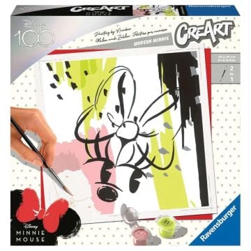 Ravensburger CreArt Disney D100 Minnie Mouse Modern Minnie Paint by Numbers 300 Piece Jigsaw Puzzle