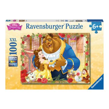 Ravensburger Disney Beauty & The Beast, Belle & Beast 100 Piece XXL Jigsaw Puzzle