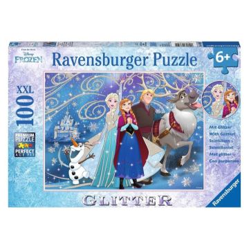 Ravensburger Disney Frozen Glittery Snow 100 XXL Piece Jigsaw Puzzle