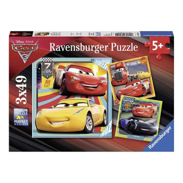 Ravensburger Disney Pixar Cars 3: 3 x 49pc Jigsaw Puzzles