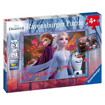 Ravensburger Disney's Frozen 2 Frosty Adventures 2 x 24 Piece Jigsaw Puzzle