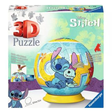Ravensburger Disney Stitch 3D Puzzleball 72 Piece Jigsaw Puzzle