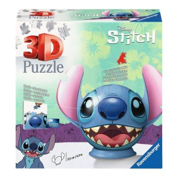 Ravensburger Disney Stitch Stitch with Ears 3D Puzzleball 72 Piece Jigsaw Puzzle