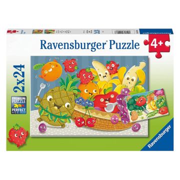 Ravensburger Fruit & Veggie Fun 2 x 24 Piece Jigsaw Puzzle