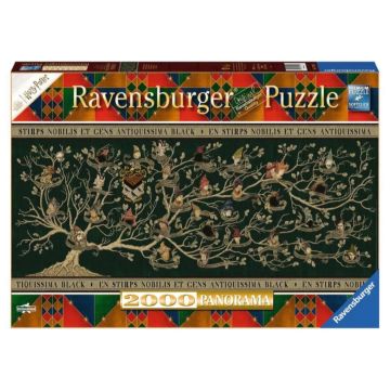Ravensburger Harry Potter Black Family Tree Panorama 2000 Piece Jigsaw Puzzle