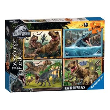 Ravensburger Jurassic World Bumper Pack 4x100 Piece Puzzle