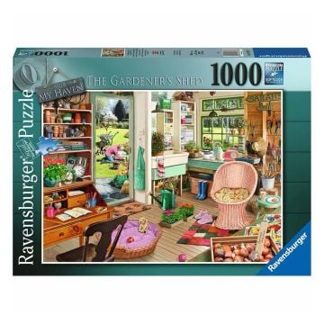 Ravensburger My Haven No 8 The Gardeners Shed 1000 Piece Jigsaw Puzzle