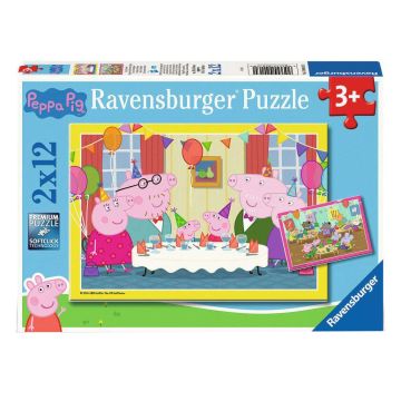 Ravensburger Peppa Pig 2x12 Piece Jigsaw Puzzle