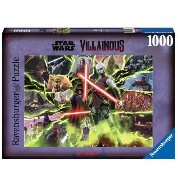 Ravensburger Star Wars Villainous Asajj Ventress 1000 Piece Jigsaw Puzzle (Image 1)