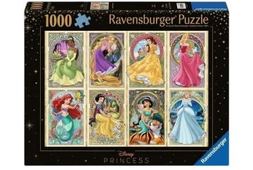 Ravensburger Disney Art Nouveau Princesses 1000 Piece Puzzle