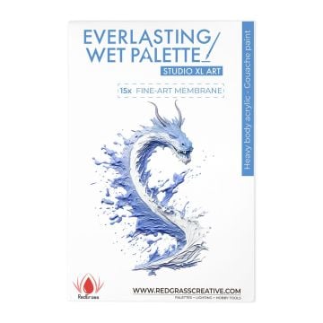 Redgrass Everlasting Wet Palette Studio XL Art Fine Art Membrane 15 Pack