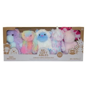 Resoftables Collectors Edition Rainbow 5 Pack Plushies