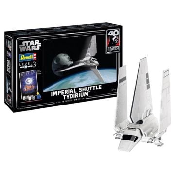 Revell Star Wars Return of the Jedi 40th Anniversary Imperial Shuttle Tydirium Gift Set 1:72 Scale Model Kit0