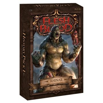 Flesh and Blood History Pack 1 Rhinar Blitz Deck