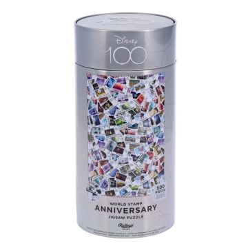 Ridley's Disney 100 Anniversary World Stamp 500 Piece Jigsaw Puzzle