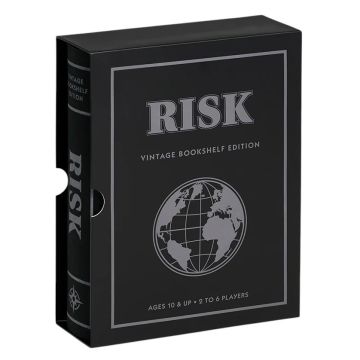 Risk Vintage Bookshelf Edition Board Game0