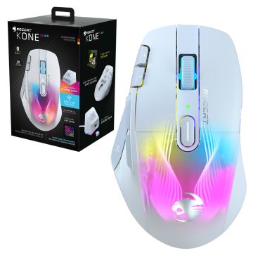 Roccat Kone XP Air Wireless RGB Gaming Mouse (White)