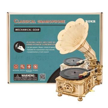 Rokr Classical Gramophone Mechanical Gear