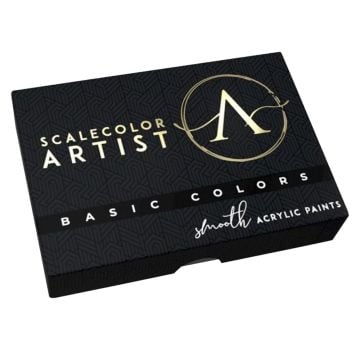 Scale75 Scalecolor Artist Basic Colours Smooth Acrylic Paint Set for Miniatures