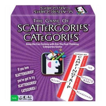 Scattergories Catergories Board Game
