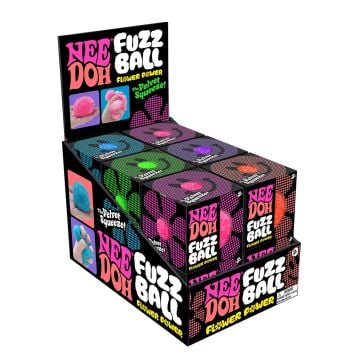 Schylling Fuzz Ball Flower Power Nee Doh Assortment