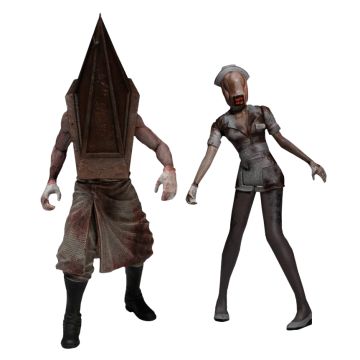 Silent Hill 2 Bubble Head Nurse & Red Pyramid Thing 5 Points Action Figure Deluxe Box Set