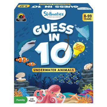 Skillmatics Guess in 10 Underwater Animals Card Game