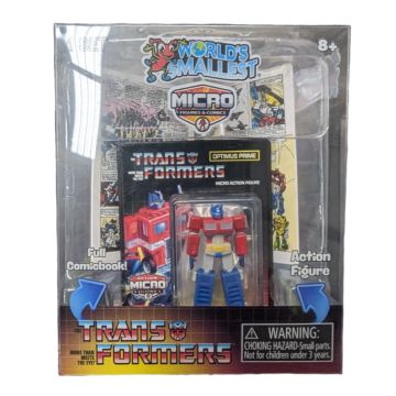 Worlds Smallest Micro Comic Book And Figure Transformers Assorted