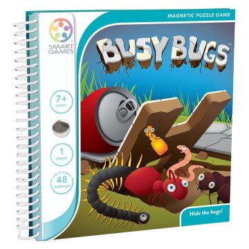 Smart Games Busy Bugs Magnetic Travel Puzzle Game