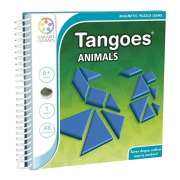 Smart Games Tangoes Animals Magnetic Travel Puzzle Game