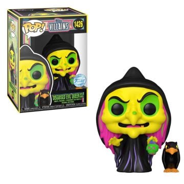 Snow White 1937 Disguised Evil Queen with Raven Blacklight Funko POP! Vinyl