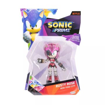 Sonic Prime Rusty Rose New Yoke City 5" Articulated Action Figure
