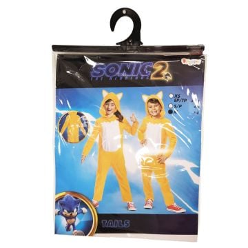Sonic the Hedgehog 2 Tails Costume Size 7-8