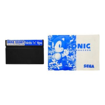 Sonic the Hedgehog (Cartridge & Manual) (Sega Master System) [Pre-Owned]