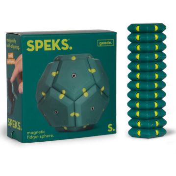 Speks Geode Magnetic Pentagons Pop/Matte Monstera Geode