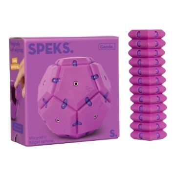Speks Geode Magnetic Pentagons Pop/Matte Razzle Geode