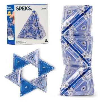Speks Geode Magnetic Pyramid Cobalt