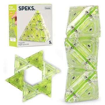 Speks Geode Magnetic Pyramid Peridot0