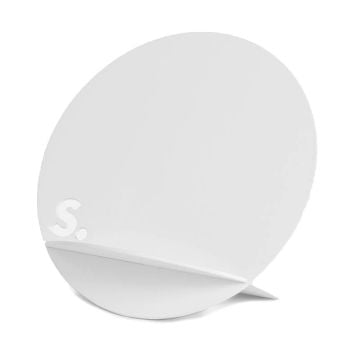 Speks Round Show-Off Stand (White)