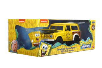 Spongebob Squarepants 1972 Ford Bronco (with Spongebob) 1:24 Scale Diecast Vehicle