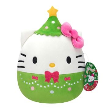 Squishmallows Christmas Hello Kitty Holiday Hello Kitty Tree 7.5" Plush0