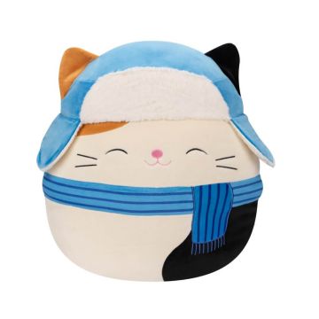 Squishmallows Christmas Cam the Cat with Hat 7.5" Plush