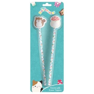 Squishmallows Cottage Collection Pencil & Eraser Toppers
