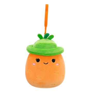 Squishmallows Easter 2025 Caroleena the Carrot 3.5" Clip-On Plush (Image 1)