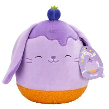 Squishmallows Easter Hansel the Blueberry Cheesecake Bunny 7.5" Plush
